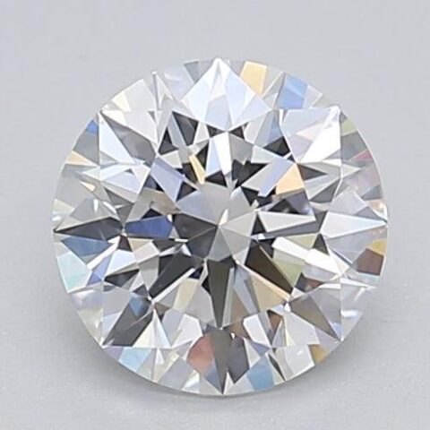 1.06 Carat Round Shaped Excellent Cut G- VVS2 Lab Grown Diamond
