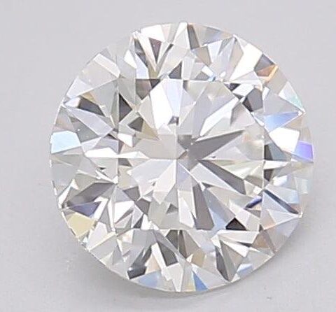 1.06 Carat Round Shaped Excellent Cut G- VVS2 Lab Grown Diamond