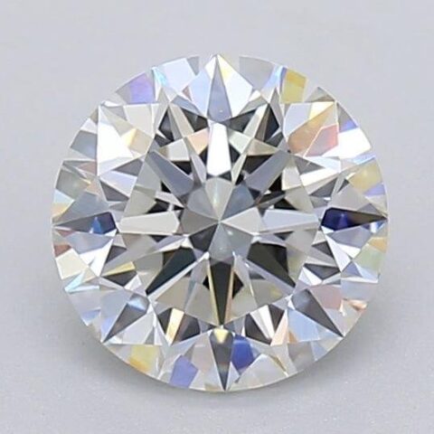1.06 Carat Round Shaped Excellent Cut G- VVS2 Lab Grown Diamond