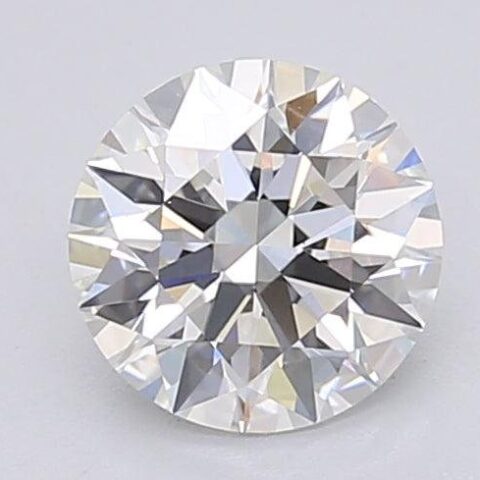 1.06 Carat Round Shaped Excellent Cut G- VVS2 Lab Grown Diamond