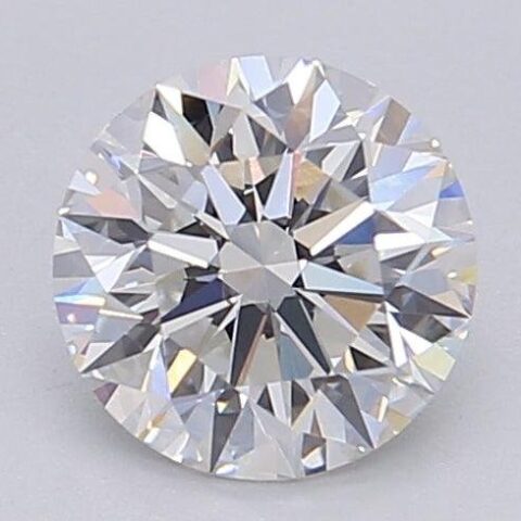 1.06 Carat Round Shaped Excellent Cut G- VVS2 Lab Grown Diamond