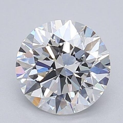 1.06 Carat Round Shaped Excellent Cut G- VVS2 Lab Grown Diamond