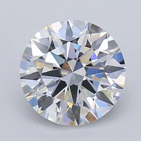 1.07 Carat Round Shaped Excellent Cut E- VS2 Lab Grown Diamond