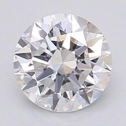 1.07 Carat Round Shaped Excellent Cut E- VVS2 Lab Grown Diamond