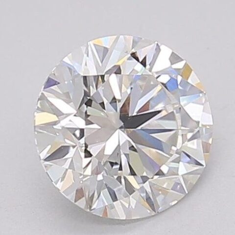 1.07 Carat Round Shaped Excellent Cut E- VVS2 Lab Grown Diamond