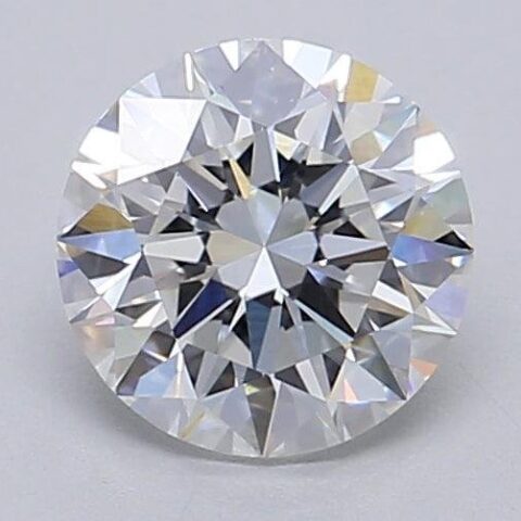 1.07 Carat Round Shaped Excellent Cut E- VVS2 Lab Grown Diamond