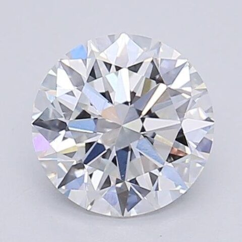 1.07 Carat Round Shaped Excellent Cut E- VVS2 Lab Grown Diamond