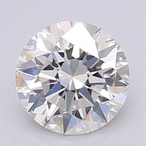 1.07 Carat Round Shaped Excellent Cut E- VVS2 Lab Grown Diamond