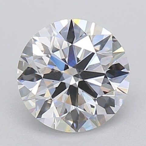 1.07 Carat Round Shaped Excellent Cut E- VVS2 Lab Grown Diamond