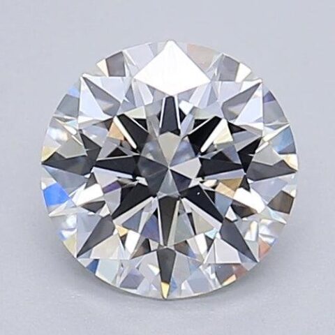 1.07 Carat Round Shaped Excellent Cut E- VVS2 Lab Grown Diamond