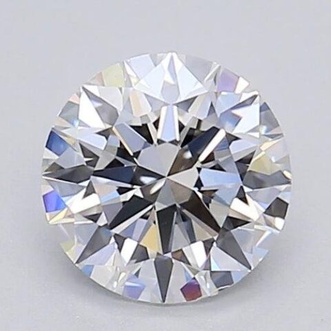 1.07 Carat Round Shaped Excellent Cut F- VS1 Lab Grown Diamond