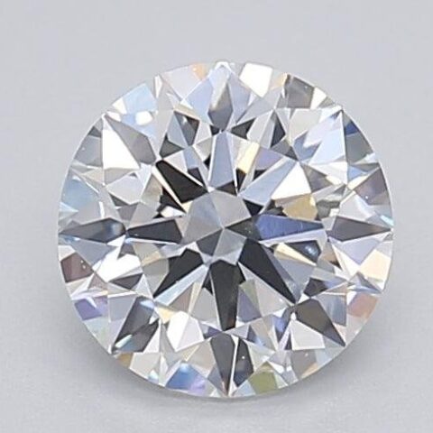 1.07 Carat Round Shaped Excellent Cut F- VS1 Lab Grown Diamond