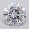 1.07 Carat Round Shaped Excellent Cut F- VS1 Lab Grown Diamond