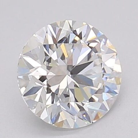 1.07 Carat Round Shaped Excellent Cut F- VS1 Lab Grown Diamond