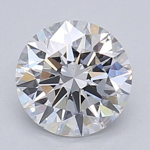 1.07 Carat Round Shaped Excellent Cut F- VS1 Lab Grown Diamond