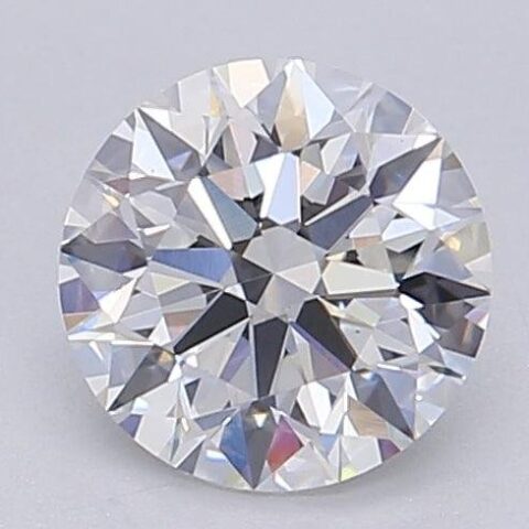 1.07 Carat Round Shaped Excellent Cut F- VS1 Lab Grown Diamond