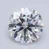 1.07 Carat Round Shaped Excellent Cut G- VS1 Lab Grown Diamond
