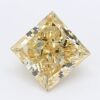 1.07 Carat Princess Shaped Good Cut Yellow- SI2 Lab Grown Diamond