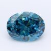 1.08 Carat Oval Shaped Good Cut Blue- VVS2 Lab Grown Diamond