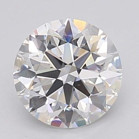 1.08 Carat Round Shaped Excellent Cut E- VS2 Lab Grown Diamond