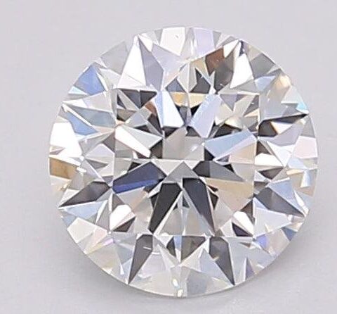 1.08 Carat Round Shaped Excellent Cut E- VS2 Lab Grown Diamond