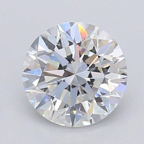 1.08 Carat Round Shaped Excellent Cut F- VS1 Lab Grown Diamond