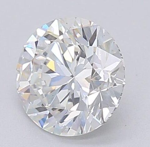 1.08 Carat Round Shaped Excellent Cut F- VS2 Lab Grown Diamond
