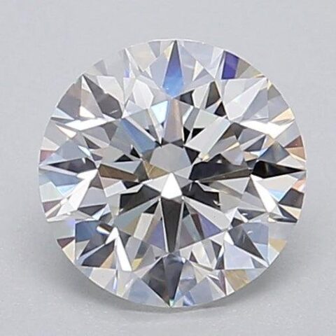 1.08 Carat Round Shaped Excellent Cut F- VS2 Lab Grown Diamond