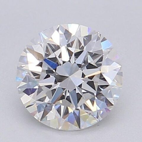 1.08 Carat Round Shaped Excellent Cut F- VVS2 Lab Grown Diamond