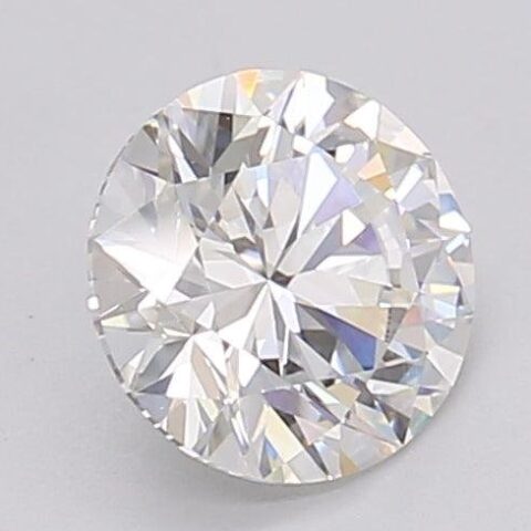 1.08 Carat Round Shaped Excellent Cut F- VVS2 Lab Grown Diamond