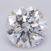 1.08 Carat Round Shaped Excellent Cut G- VS1 Lab Grown Diamond