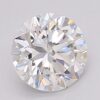 1.08 Carat Round Shaped Excellent Cut G- VS1 Lab Grown Diamond