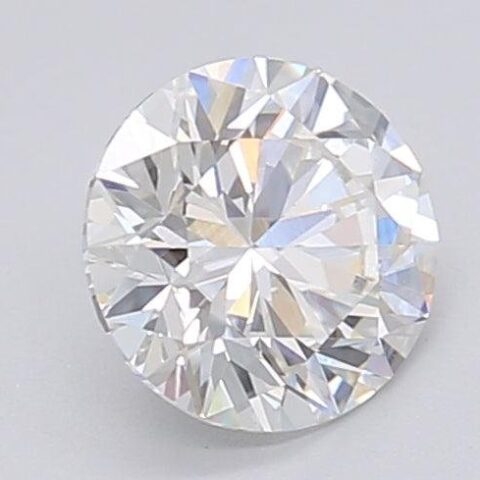 1.08 Carat Round Shaped Excellent Cut G- VS1 Lab Grown Diamond