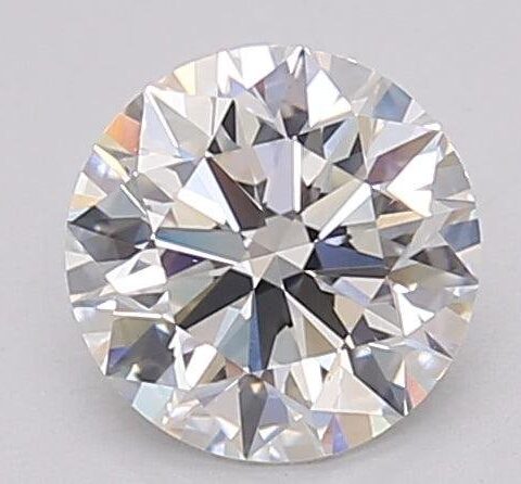 1.08 Carat Round Shaped Excellent Cut G- VS1 Lab Grown Diamond