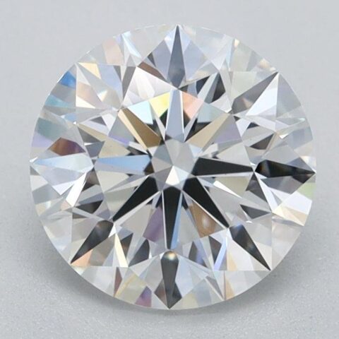 1.08 Carat Round Shaped Excellent Cut G- VS1 Lab Grown Diamond