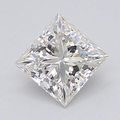 1.08 Carat Princess Shaped Excellent Cut H- VS1 Lab Grown Diamond