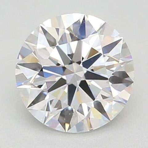 1.09 Carat Round Shaped Ideal Cut D- VS1 Lab Grown Diamond