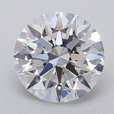 1.09 Carat Round Shaped Excellent Cut E- VS1 Lab Grown Diamond