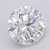 1.09 Carat Round Shaped Excellent Cut F- VS1 Lab Grown Diamond