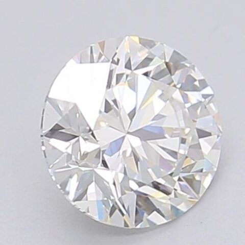 1.09 Carat Round Shaped Excellent Cut F- VS1 Lab Grown Diamond