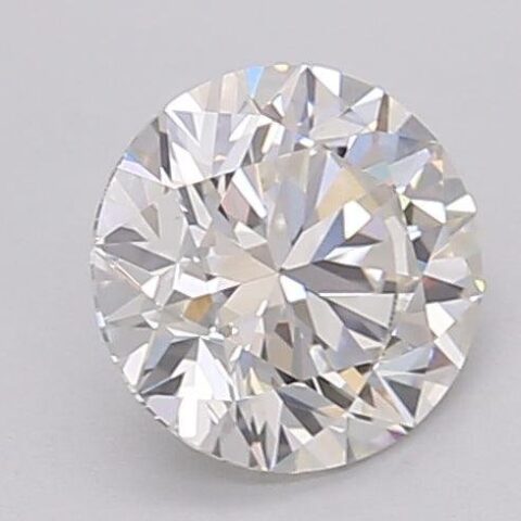 1.09 Carat Round Shaped Excellent Cut F- VVS2 Lab Grown Diamond