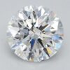 1.12 Carat Round Shaped Excellent Cut F- VS1 Lab Grown Diamond