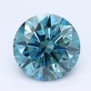 1.14 Carat Round Shaped Very Good Cut Blue- VS1 Lab Grown Diamond