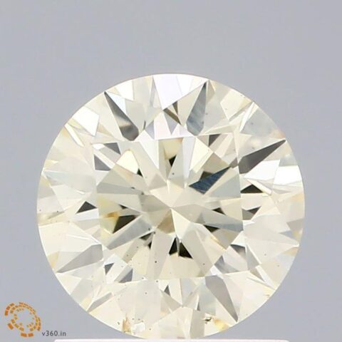 1.19 Carat Round Shaped Very Good Cut Yellow- SI1 Lab Grown Diamond