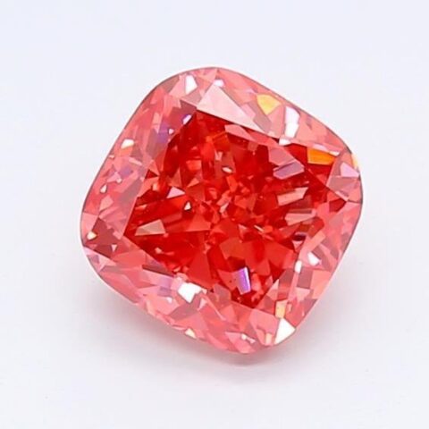 1.1 Carat Cushion Shaped Good Cut Pink- VS2 Lab Grown Diamond