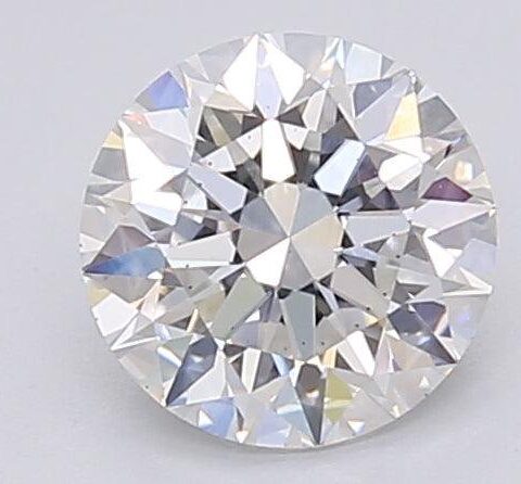 1.1 Carat Round Shaped Excellent Cut E- VS2 Lab Grown Diamond