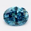 1.26 Carat Oval Shaped Very Good Cut Blue- SI1 Lab Grown Diamond