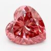 1.28 Carat Heart Shaped Very Good Cut Pink- VS1 Lab Grown Diamond