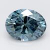 1.31 Carat Oval Shaped Good Cut Blue- SI1 Lab Grown Diamond