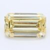 1.31 Carat Emerald Shaped Very Good Cut Yellow- SI1 Lab Grown Diamond